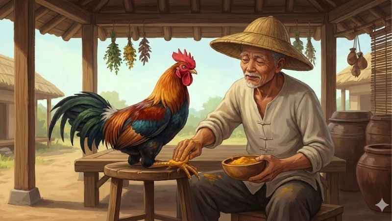 Cách om bóp nghệ cho gà chọi – Hướng dẫn chi tiết và lợi ích cho chiến kê 2 cach-om-bop-nghe-cho-ga-choi